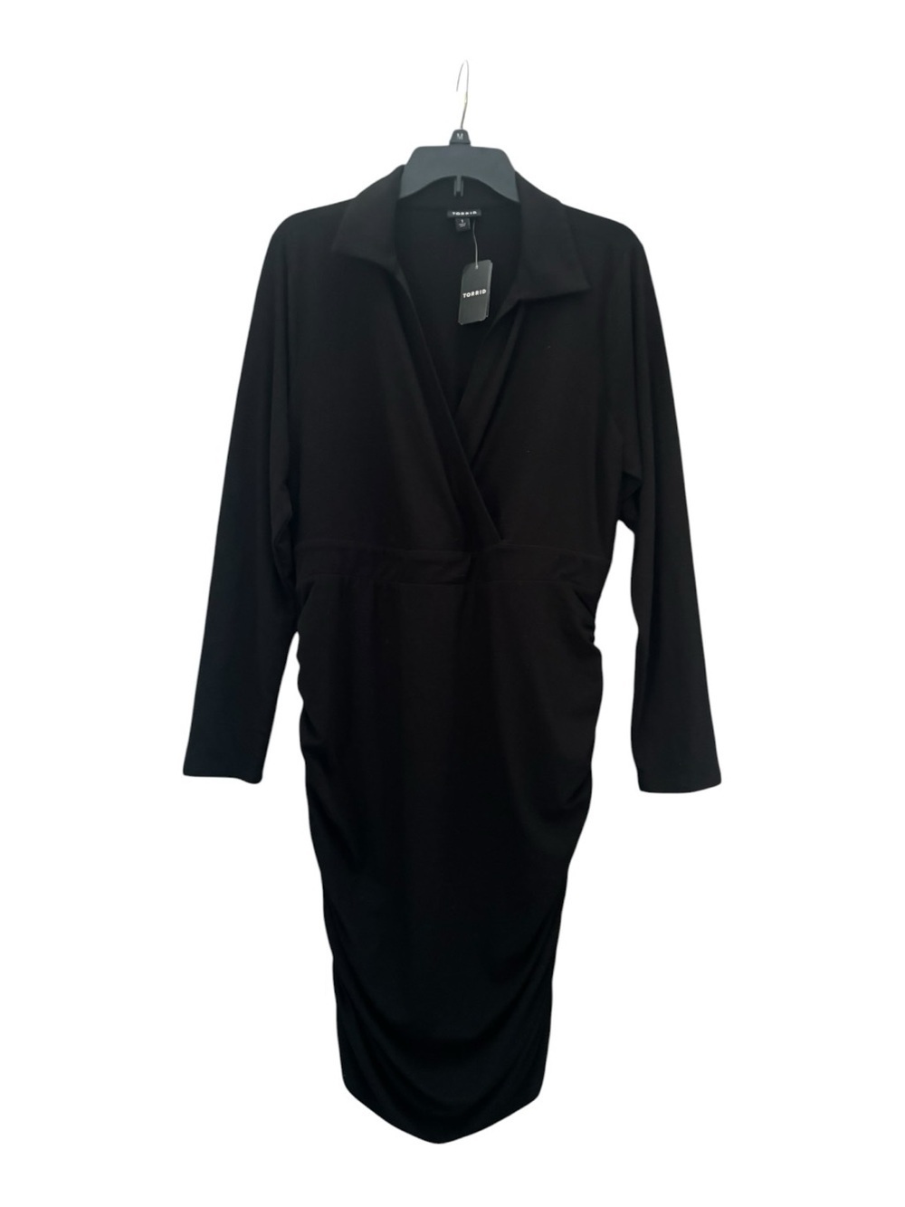NWT Torrid Black Wrap Style Dress Size 1x (14-16)